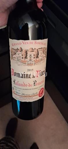 Bordeaux Lalande-de-pomerol Domaine Viaud 2015