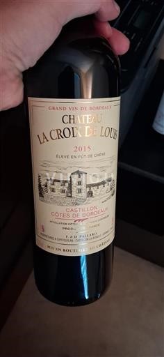 Burdeos Côtes-de-Bordeaux Château La Croix de Louis 2015
