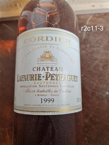 Bordeaux Sauternes Premier Cru Château Lafaurie-Peyraguey 1999