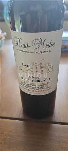 Bordeaux Haut-Médoc Château Larrieu-Terrefort 2023