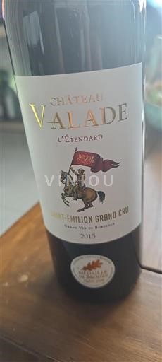 Bordéus Saint-Émilion Grand Cru Grand Cru Château Valade L'Étendard 2015