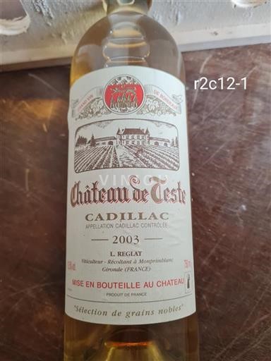 Bordeaux Cadillac Château Teste 2003