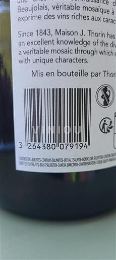 Beaujolais Maison J. Thorin Non Millésimé