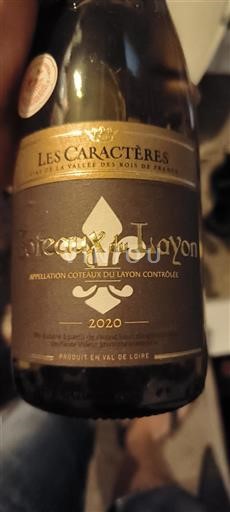 Údolí Loiry Coteaux-du-Layon Les Caractères 2020