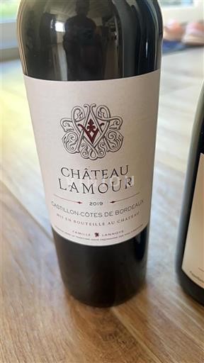 Bordeaux Castillon-côtes-de-bordeaux Château Lamour 2019