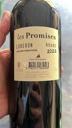 Vallée du Rhône Luberon Cave du Luberon Les Promises 2023