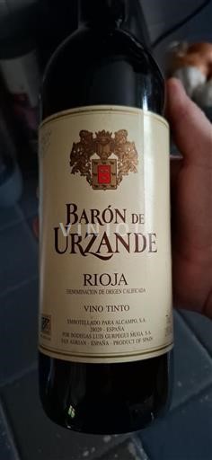 La Rioja rioja Barón de Urzande 2008