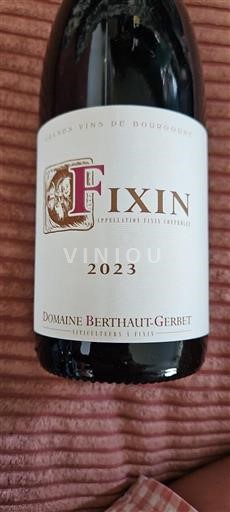 Borgogna Fixin Domaine Berthaut-Gerbet 2023