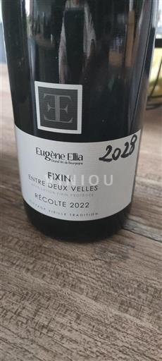 Bourgogne Fixin Eugène Ellia Entre Deux Velles 2022