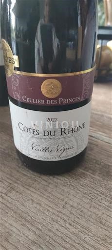 Valle del Ródano Côtes del Ródano Cellier des Princes Vieilles Vignes 2022