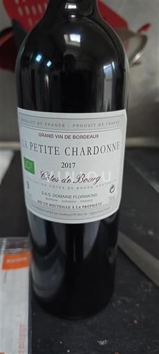 Bordeaux Côtes-de-bourg Domaine Florimond La Petite Chardonne 2017