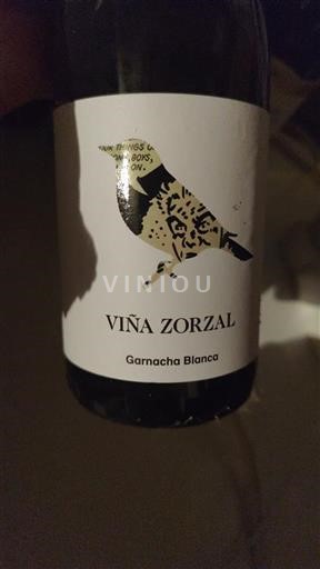 Andalousie Malaga Viña Zorzal Garnacha Blanca 2018