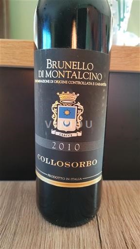 Toscana Brunello di Montalcino Collosorbo 2010