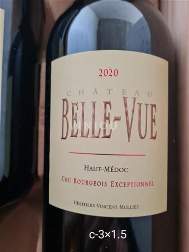 Bordeaux Haut-Médoc Château Belle-Vue 2020