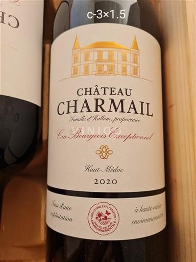 Bordeaux Haut-Médoc Château Charmail 2020