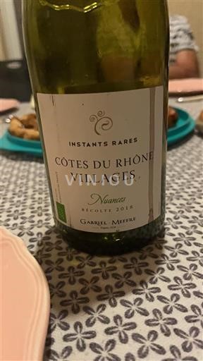 Valle del Rodano Côtes-du-rhône-villages Gabriel Meffre Nuances 2018
