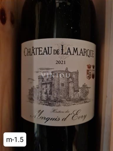 Bordeaux Haut-Médoc Château Lamarque 2021