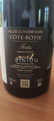 Vallée du Rhône Côte-rôtie Stéphane Montez Fortis 2023