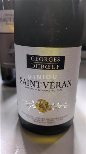 Burgund Saint-Véran Georges Dubœuf 2019