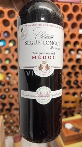 Bordeaux Médoc Cru Bourgeois Ségue Longue 2009