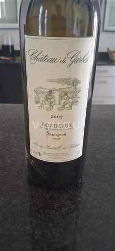 Bordeaux Château Garbes 2007