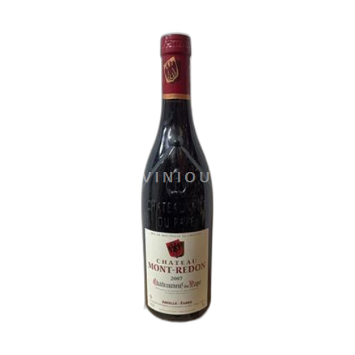 Rhônen laakso Châteauneuf-du-Pape Château Mont-Redon 2007