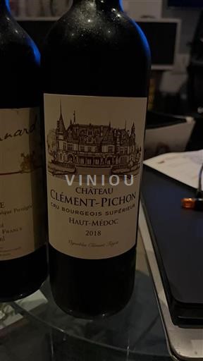 Bordeaux Haut-Médoc Cru Bourgeois Supérieur Château Clément-Pichon 2018