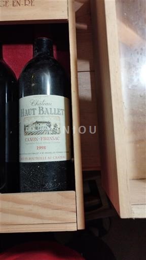 Bordeaux Canon-Fronsac Château Haut Ballet 1998