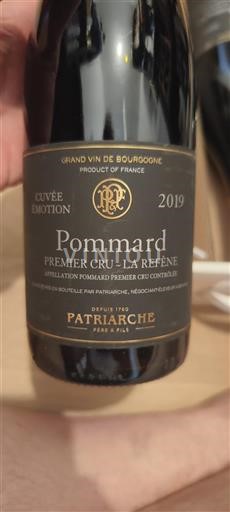 Bourgogne Pommard Premier Cru Patriarche Père & Fils Émotion 2019