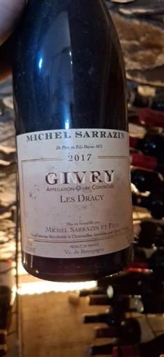 Burgundy Givry Michel Sarrazin Les Dracy 2017