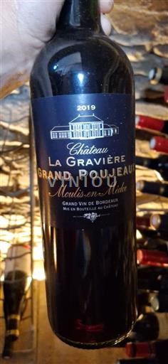 Bordeaux Moulis-en-Médoc Château La Gravière Grand Poujeaux 2019