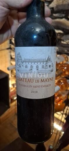 Bordeaux Puisseguin-Saint-Émilion Château Le Mayne 2018
