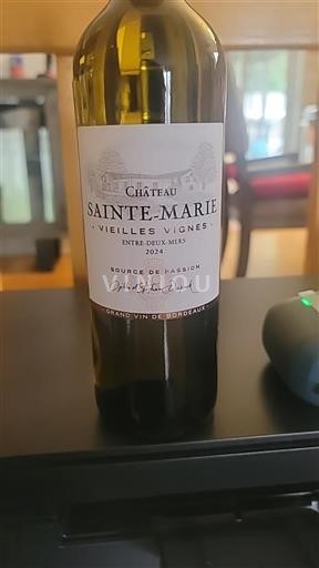 Bordeaux Entre-deux-mers Château Sainte-Marie Vieilles Vignes 2024