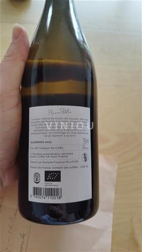 Regionen des Ostens Coteaux de Coiffy Domaine Florence Pelletier Auxerrois 2023