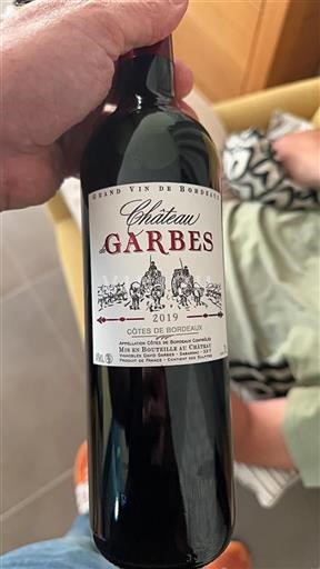 Bordeaux Côtes-de-Bordeaux Château Garbes 2019