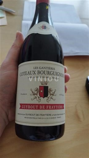 Borgogna Coteaux borgognoni Guybout de Fraytière Les Gantières 2023