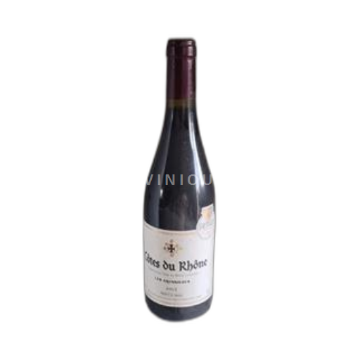 Vin Rouge sec Les Aronnières Cave Saint-Romain 2015 France Vallée du Rhône Côtes-du-rhône AOC