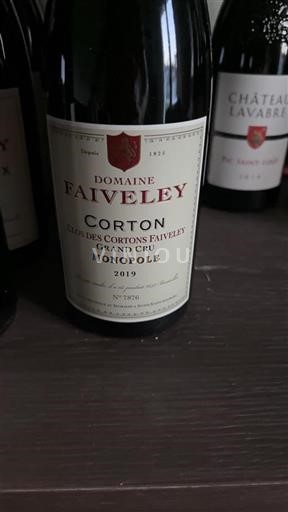 Burgundy Corton Grand Cru Domaine Faiveley Clos des Cortons Faiveley 2019