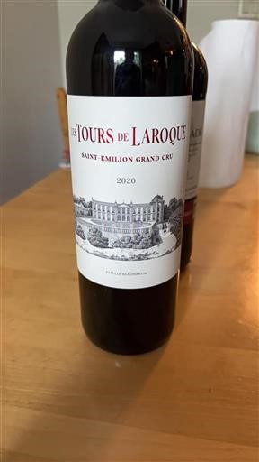 Bordeaux Saint-Émilion Grand Cru Les Tours de Laroque 2020