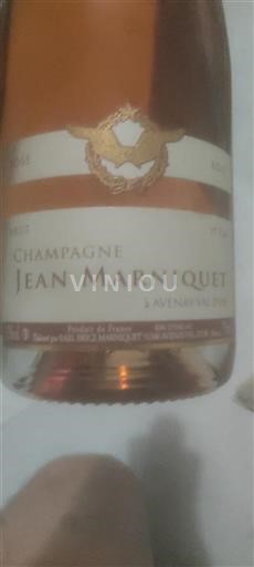 Champanhe Jean Marniquet Premier Cru Rosé Brut Não Sazonado