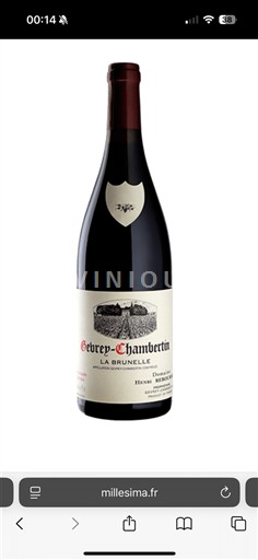 Burgundsko Gevrey-Chambertin Domaine Henri Rebourseau La Brunelle 2023