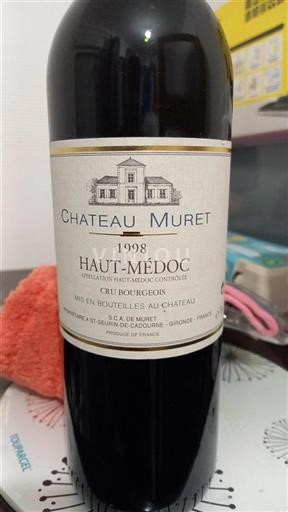 Bordeaux Haut-Médoc Cru Bourgeois Château Muret 1998