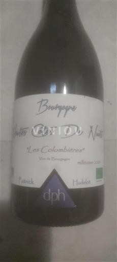 Borgogna Hautes Côtes de Nuits Patrick Hudelot Les Colombières 2020