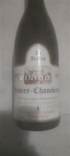 Burgundsko Gevrey-Chambertin Domaine Marey La Justice 2013