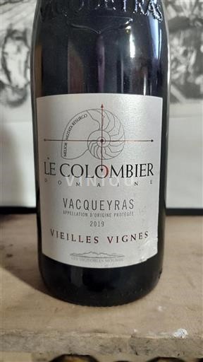 Rhônen laakso Vacqueyras Le Colombier Vieilles Vignes 2019
