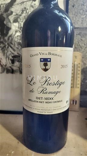 Bordeaux Haut-Médoc Château Ramage La Batisse Le Prestige de Ramage 2015