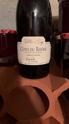 Valle del Rodano Côtes-du-Rhône Villa Erg Vieilles vignes Grande 2021