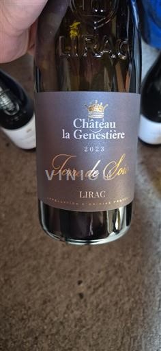 Vallée du Rhône Lirac Château La Genestière Terre de Soie 2023