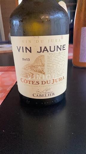 Jura Côtes-du-jura Marcel Cabelier 2013