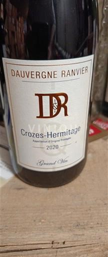 Rona dolina Crozes-hermitage Dauvergne Ranvier 2020
